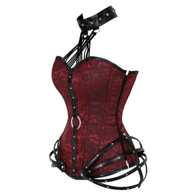 Gothic Steampunk Halter Corset Tops