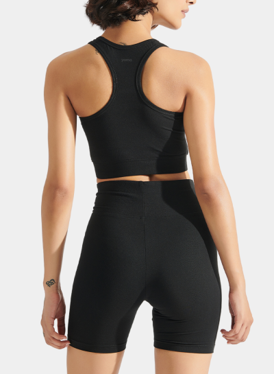Flo Bike Short & Bra Top Combo Midnight Black