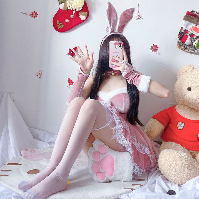 Christmas Double Lace Hem Dress