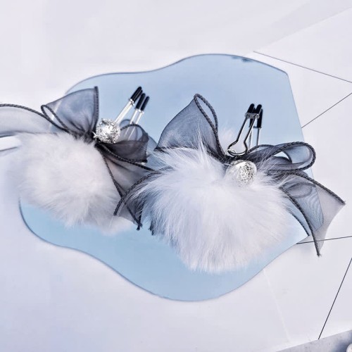 Fox Tail Bowknot Bell Anal Plug Nipple Clamps SM Accessories