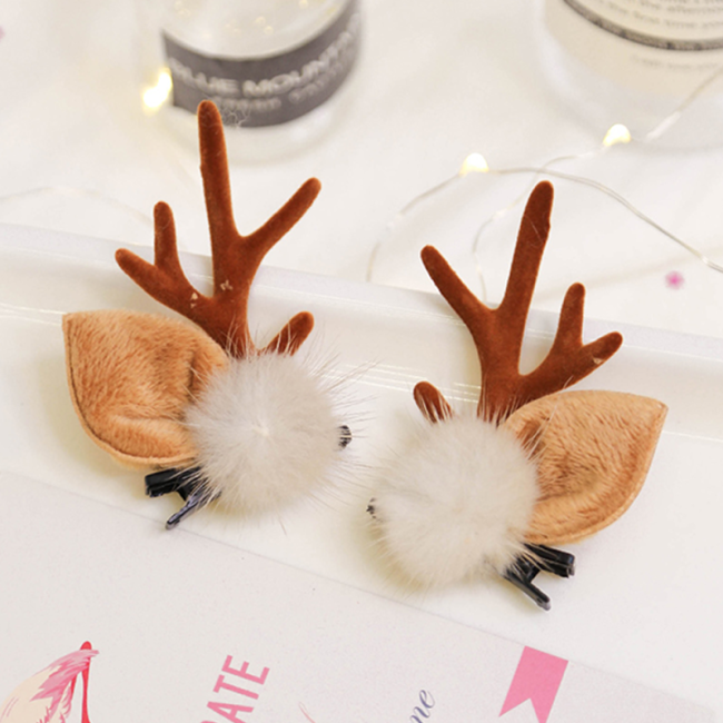 Antlers Decorative Hair Clip Barrettes Headband