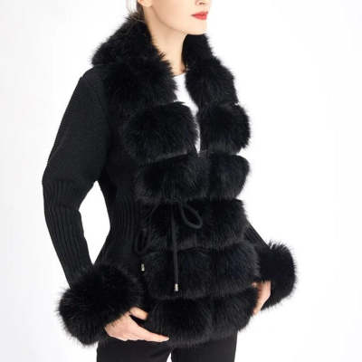 Faux Fur Cardigan