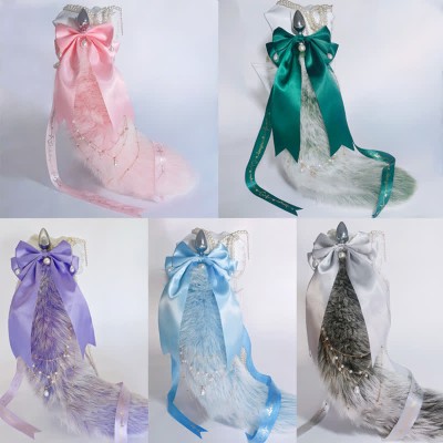 Fox Tail Bow Knot Chian Anal Plug SM Accessories