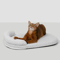 Ice Dot Cooling Breathable Pet Mat with Pillow for Cats and Dogs