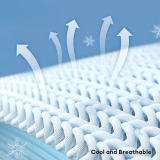 Cooling Iced Bean Geometric Pattern Non-Slip Couch Cover