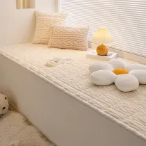 Elegant Textured Cotton Velvet Pet Mat Bed Couch Cover