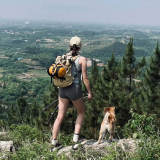 Ventilated and Durable Outdoor Hiking Dog Carrier Bag