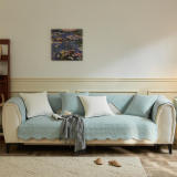 Boho Woven Textured Cotton Breathable Farmhouse Couch Cover