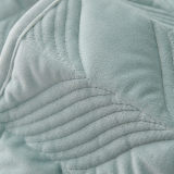 Suede Plush Elegant Pattern Sofa Protective Non-Slip Couch Cover