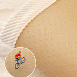 Wave Textured Plush Non-Slip Couch Cover