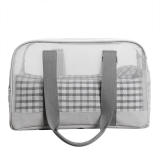 Soft-Sided Breathable Multifunctional Travel Pet Carrier Bag with Bottom Pad
