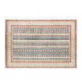 Vintage Blue & Cream Pet-Friendly Area Rug - Timeless Elegance for Your Home
