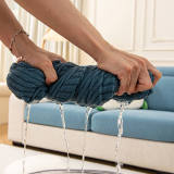 Modern Geometric Stretch Full-Wrap Magic Couch Cover