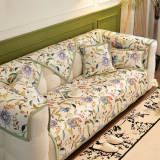 All-Season Cooling Pastoral Floral Couch Cover