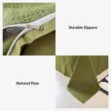 Premium Waffle Weave Breathable Cotton Bed Sheet Set