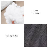 Luxury Houndstooth Cotton-Linen All Seasons Comfort Dog & Cat Sofa Bed