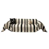 Venus Striped Geometric Chenille Full-Cover Throw Couch Cover