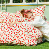 Funky Floral Playful Comfort Cotton Duvet Cover Bed Sheet Set