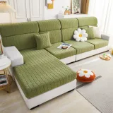 Wheat Leaf Texture All-Season Universal Elastic Full Protection Magic Couch Cover