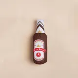 Funny Cute Plush Squeaky Dog Toys Beer and Drinks Chew Toys