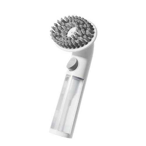 2 In 1 Shampoo Dispenser & Massage Frother Dog Bath Brush