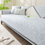 Cooling Iced Bean Geometric Pattern Non-Slip Couch Cover
