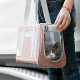Breathable Mesh Travel Handbag Crossbody Cat Bag