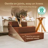Waterproof Washable PU Leather Modular Multi-Level Pet Stairs