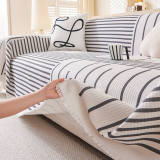 Geometric Pattern Multi-Color Sofa Cover - Modern Design for a Stylish Home