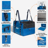 Lightweight Waterproof Safety Dog Booster Car Seat ＆ Pet Carrier - Gympet
