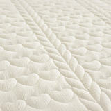 Creamy Milk Velvet Quilted Bed Skirt Set