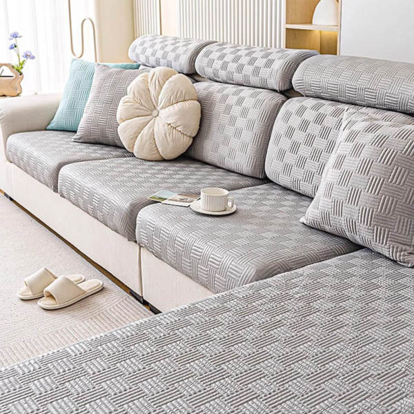 Modern Geometric Cooling Durable Stretch Magic Couch Cover