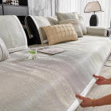 Flowing Cloud Pattern Ice Silk Durable Non-Slip Couch Cover