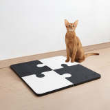 Puzzle-Shaped Self-Adhesive Scratch-Resistant Cat Climbing Wall Scratching Board