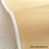 Waterproof Thick Fuzzy Faux Sherpa Fleece Non-Slip Couch Cover Protector