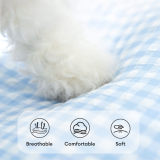 Checkerboard Breathable Scratch-resistant Spine Protection Dog Bed