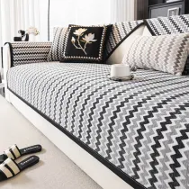 Non-Slip Wave Pattern Scratch and Wear Resistant Couch Cover