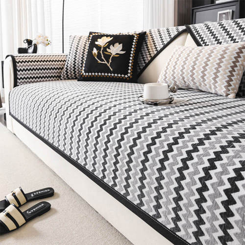 Non-Slip Wave Pattern Scratch and Wear Resistant Couch Cover