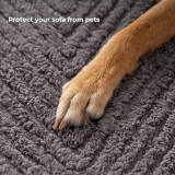 Thickened Plush Herringbone Non-slip Couch Cover