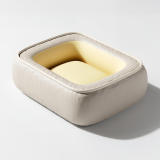 Waterproof Non-stick PU Leather Scratch-resistant Full Support Dog Bed