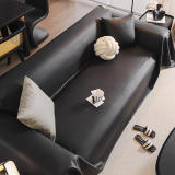 Modern Faux Leather Anti-Scratch Throw Couch Cover