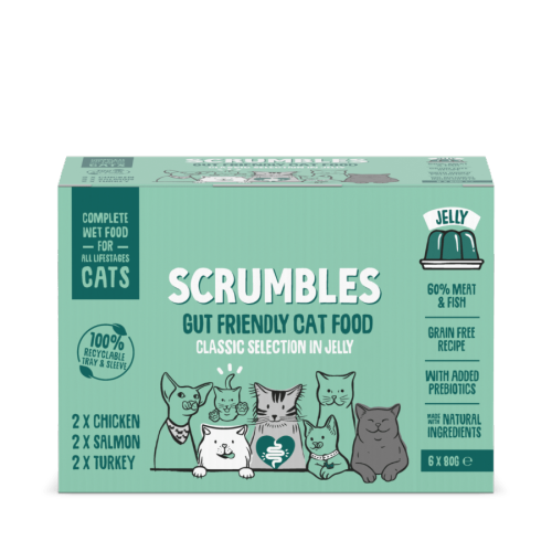 Meat And Fish Selection in Jelly Wet Cat Food