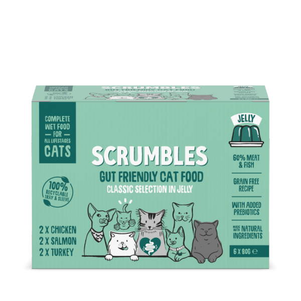 Meat And Fish Selection in Jelly Wet Cat Food