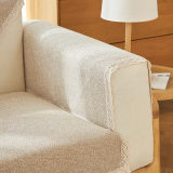 Hand-woven Cotton Linen Non-slip Couch Cover for All Seasons