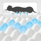 Orthopedic Scratch-Resistant Waterproof Tech Fabric Dog Bed