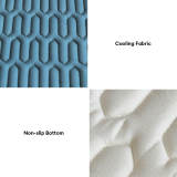 Cooling Touch Soft Latex Fitted Sheet Mattress Cover