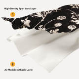 Chenille Floral Art with Tassel Edge Non-Slip Throw Couch Cover