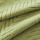 Elegant Herringbone Cream Aesthetic Stretch Magic Couch Cover