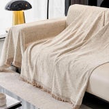 Modern Minimalist Chenille Full Coverage Anti-Cat Scratch Couch Cover