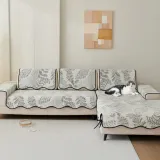 Emerald Wilderness Chenille Fabric Sofa Decoration Scratch-resistant Couch Cover